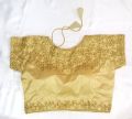 Readymade Golden Blouse For Women Traditional Saree or Lehengas. 