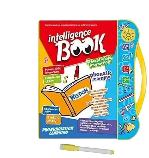 My English E-Book For Kids - Learning Book with sound, Educational English Book - Alphabets, Numbers, Animals, Fruits, Shapes, vehicles & Colors