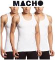 Combo Pack Of 3 Original Amul Derby Lined Vest For Men - Black / Grey / White. 