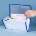 High Quality PP B6 File Folder Classification Waterproof Bill Storage Bag Strap Design Receipt Holder Entrance Decoration. 
