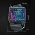 G92 One-handed Gaming Membrane keyboard Ergonomic Keypad. 