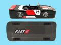 Racing Car Style Metal Pencil Box. 