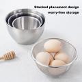 Sales promotion Kitchen Supplies Bowl Stir Egg Multifunction Large Handle with 304 Scale Stainless Steel Measuring Cup Liquid. 