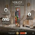 Sokany SK-15048 Hot Air Comb - 1600W LED Display - Quick Styling & Smooth Hair Care - 2-in-1 Function. 