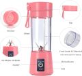 Portable Blender Cup, Electric USB Juicer Blender, Mini Blender Portable Blender For Shakes And Smoothies, Juice, 380ml ( Colors May Vary ). 