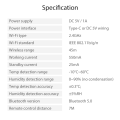 Tuya Smart Life DC5V Air Conditioner Thermostat IR Remote Control Timer Temperature Humidity Sensor. 