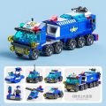 Cross-border Rim Warship Compatible Lego Red Sea Cruiser Assembled Military Boy Bag Toys Wholesale. 
