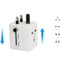 Super Quality Universal Travel Adapter with Dual USB Ports - Worldwide Plug Charger for Phone, Laptop & Devices, 6A Fuse, Safety Shutters, Patented Design, Works in 150+ Countries (US/EU/UK/AU). 