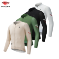 Sutuiying RION Men's Cycling Jersey Long Sleeves Jerseys Mountain Bike MTB Sales promotion Shirts Road Riding Pro Bicycle Team Clothes Breathable 15℃-24℃. 