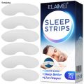 Sutuiying ELAIMEI Anti Snoring Sleep Strips Disposable Mouth Strips Tape Portable Reduce Mouth Dryness Sore Throat Snoring Solution 90pcs. 