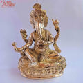Axia Krafts Brass Ganesh Statue 9" Dhalot Murti. 