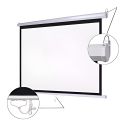 X-Lab XPSMW-150 Projector Screen, Manual 150" Inch , 4:3 Matte ,White 0.38 mm Thickness White Matte. 