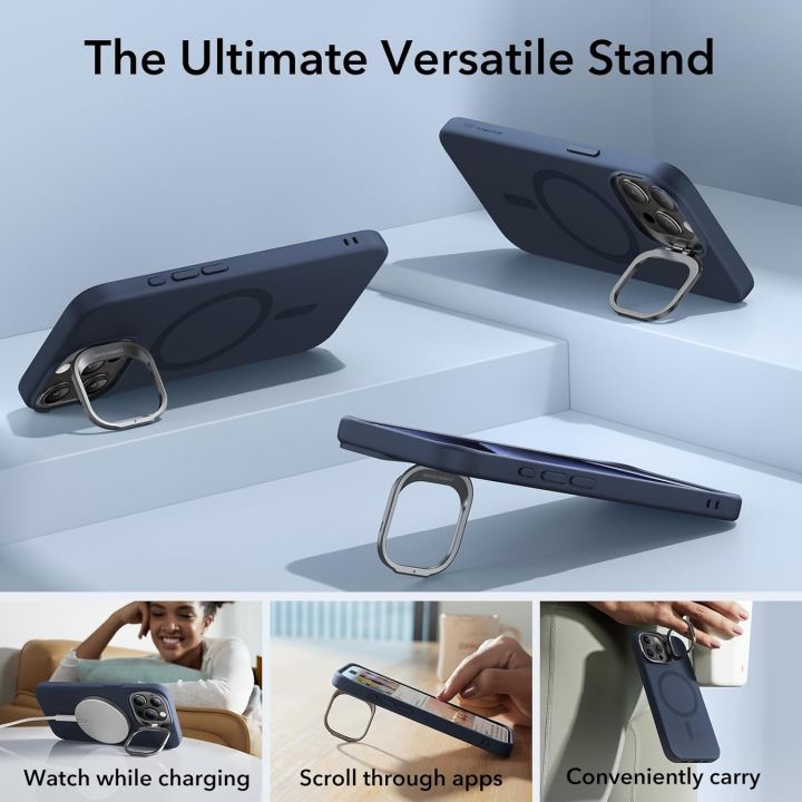 ESR%20Case%20for%20iPhone%2015%20Pro%20Max%20Case%20%20MagSafe%20Silicone%20Case%20with%20Stand%20Military%20Grade%20Protection%20-%20Image%204