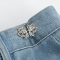 Fashion Butterfly Wings Pants Button Waist Tightening Clip Adjustable Clasp Jeans Detachable Buckle Pin Clothing Accessories NHTJ. 
