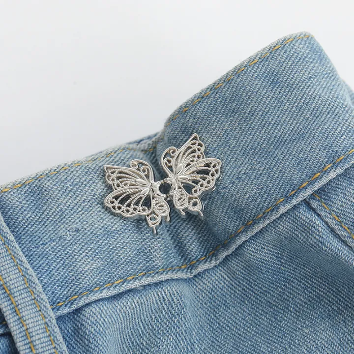 Fashion%20Butterfly%20Wings%20Pants%20Button%20Waist%20Tightening%20Clip%20Adjustable%20Clasp%20Jeans%20Detachable%20Buckle%20Pin%20Clothing%20Accessories%20NHTJ%20-%20Image%204
