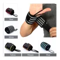 Adjustable Wristband Elastic Wrist Wraps Bandages For Weightlifting (Color Varied) - Wrist Wrappers |. 