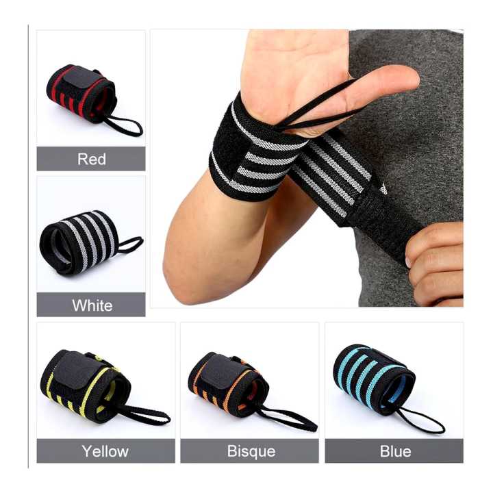 Gym Wrist Wraps Weightlifting Gear Meister Lockdown Wrist Wraps - Adjustable Non-Stretch Support For Weightlifting & Cross Training Non-stretch Wrist Wraps Wrist Support Gym