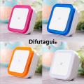 Difutagui Multi Bedroom W0.8 Night Light Control Light Plug Novelty] Recommended Popular [1PCS High Quality Mini European and American Sensor Square LED Baby Gift Romantic Colored Lights. 