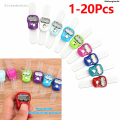 Weihonghunfei1-20Pcs Electronic Finger Counter Ring 5 Digital LED Electronic Original Handheld Tally Counter Clicker Counter Ring Color Random Original. 