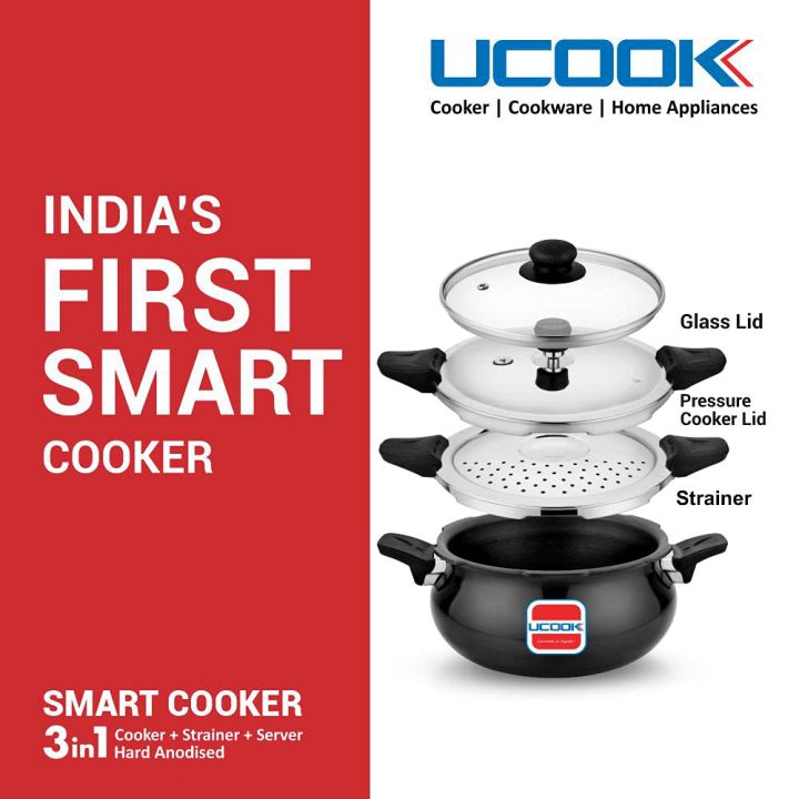 UNITED%20UCOOK%203%20in%201%20Smart%203%20Litres%20Hard%20Anodised%20Induction%20Based%20With%20Outer%20Lid%20Cooker%20(%20Cooker%20+%20Strainer%20+%20Server%20)%20-%20Image%206