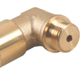 JAERBEE M18x1.5 90 Degree Oxygen Sensor Extender Brass Oxygen Sensor Spacer O2 Sensor Adapter Oxygen Sensor Connector Car Parts. 