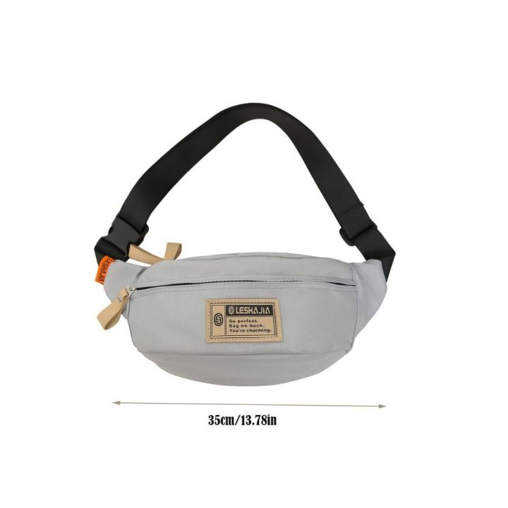 Casual%20Simple%20Japanese%20Harajuku%20Crossbody%20Bags%20Solid%20Color%20Zipper%20Shoulder%20Bags%20Versatile%20Nylon%20Waist%20Bag%20Female%20-%20Image%202