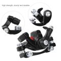 Durable Aluminum Alloy Mountain Bike Disc Brakes Front and Rear High-Performance Disc Brake Calipers Lightweight Black Bicycle Disc Brake for MTB, Mountain and Road Bikes. 