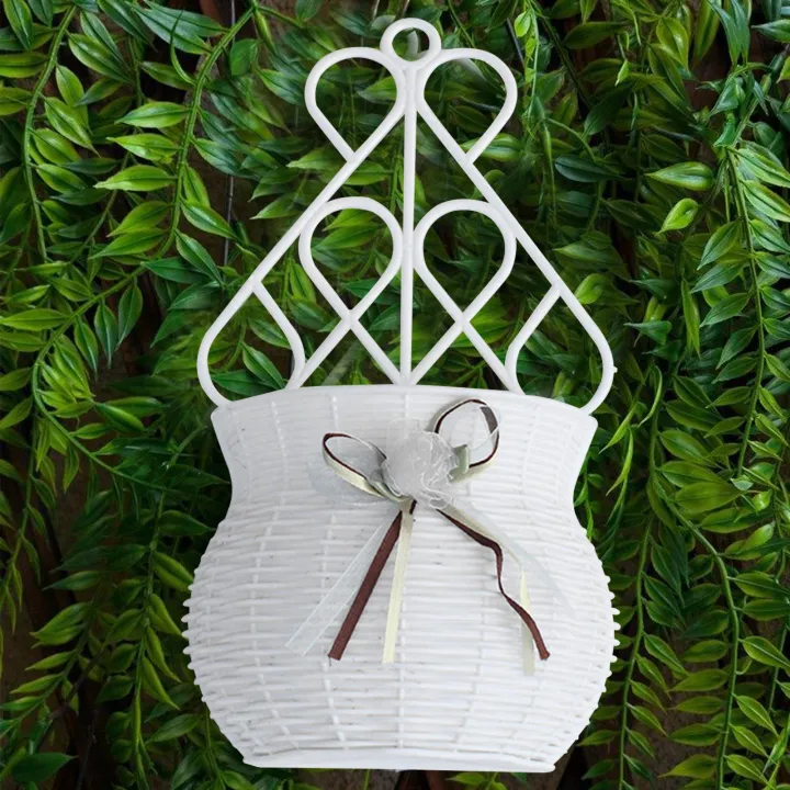Flower%20Basket%20Hollow%20Anti-scratch%20White%20Flower%20Arrangement%20Gardening%20Basket%20Planter%20Horticulture%20Supplies%20-%20Image%204
