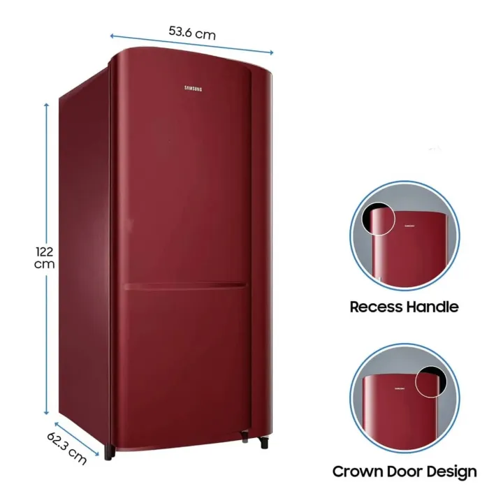 SAMSUNG%20RR20C20C2RH/IM%20192%20Litres%20Direct%20Cool%20Single%20Door%20Refrigerator%20Scarlet%20Red%20-%20Image%204