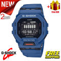 (Ready Stock) G-Shock GBD200 Men Watch Sport Watch Dual Time Display Water Resistant Shockproof and Waterproof World Time LED Auto Light Sports Wrist Watches GBD-200-2. 