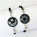 New style Set Valentine's Day Men and Women Moon Totwoo Stainless Steel Sun and Lovers Luminous Couple Bracelet,. 
