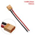 High Quality With Silicone Wire 12 AWG/14 AWG Wires Cable Dual Extension XT60 Connector Plug Female / male 10CM/15CM Battery Connectors. 