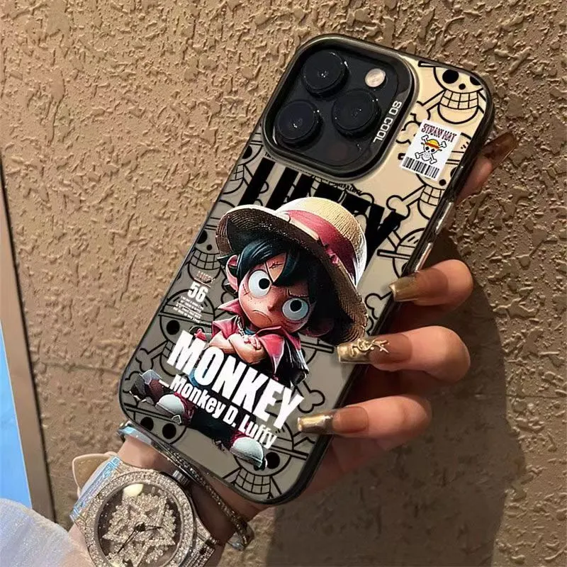 Luffy　iPhone 12 Pro One Piece Luffy Zoro Silicone Case for Apple iPhone 12 Mini 11 Pro