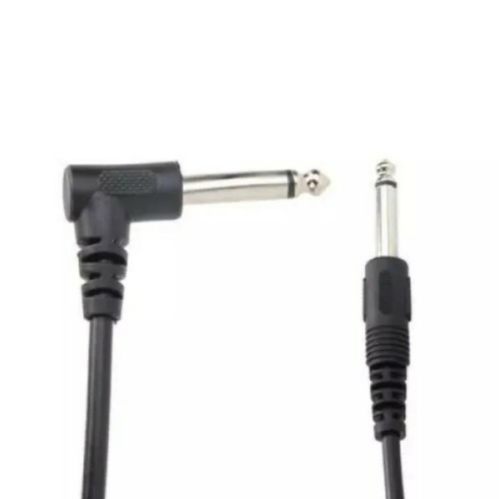 Guitar%20Cable%20For%20Bass%20And%20Electric%20Guitar%20-%20Straight%20To%20Right%20Angle%201/4%20Inch%20Instrument%20Cable%20-%20Black%20%7C%203%20Meter%20-%20Image%202