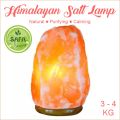 Himalayan Hand Crafted Natural Crystal Rock Salt Lamp 4 -6kg with Electric Cord.. 