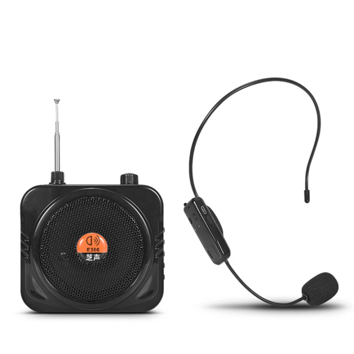 2.4G Wireless Microphone Bluetooth Speaker Teacher'S Classroom Amplifier Speaker Tour Guide'S Amplifier TF Card EU PLUG