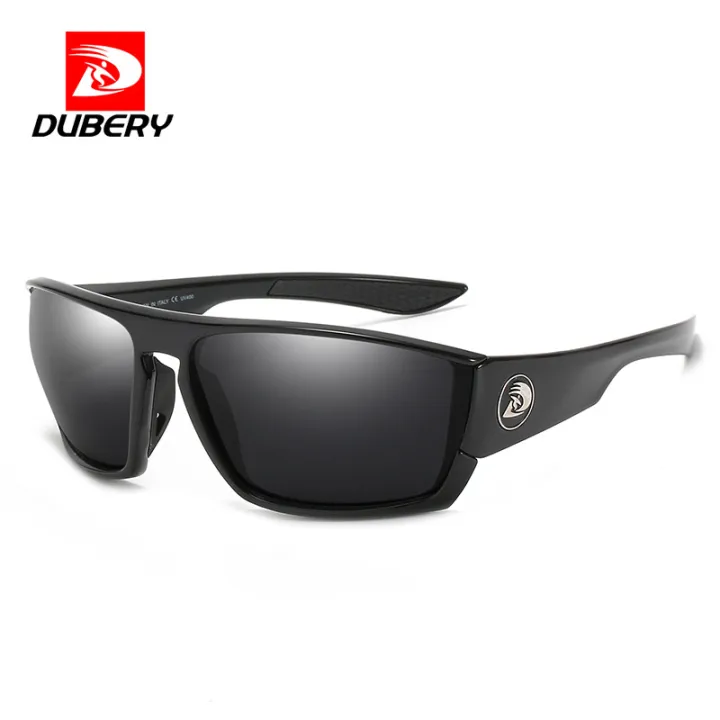 DUBERY%20Polarized%20Sunglasses%20Men's%20Outdoor%20Sports%20Polarizer%20Squared%20Driving%20Cycling%20Running%20Fishing%20Goggles%20100%25%20UV400%20Eyewear%20-%20Image%203