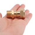 JAERBEE 4X Pressure Washer Swivel Joint, Free to Hose Fitting, Anti Twist Metric M22 14mm Connection, 3000 Psi. 