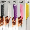 Sutuiying 1PC Professional Pointed Tail Hair Comb Anti-static Hair Dye Brush Profesional Barber Steel Needle Comb Salon Hairdresser Barber Accessories. 