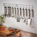 Stainless Steel Utensil Hanging Rack For Kitchen | Multipurose Kitchen Wall Hanging Rack | Wall Mounted Hanging Rack For Kitchen. 