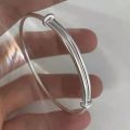 2023 New Summer Silver Bangles for Girl Accessories Ins. 