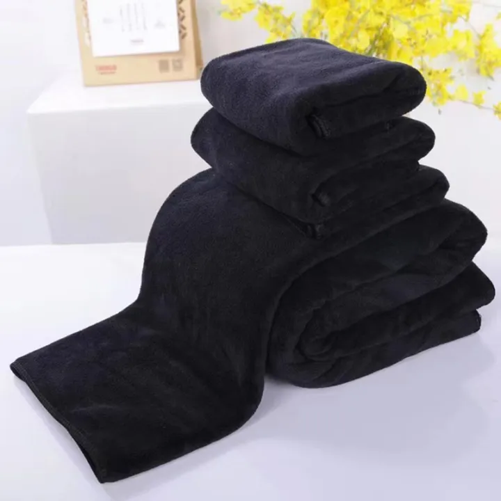 Black%20Thick%20Towel%20Barber%20Shop%20Makeup%20Table%20With%20Soft%20Super%20Absorbent%20Hair%20Luolong%20-%20Image%202