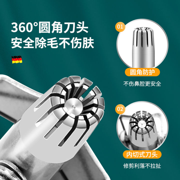 german%20nose%20hair%20trimmer%20men's%20manual%20nose%20hair%20repairer%20small%20round%20head%20nostril%20safety%20nose%20hair%20artifact%20factory%20goods%20-%20Image%202