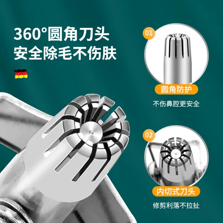 german%20nose%20hair%20trimmer%20men's%20manual%20nose%20hair%20repairer%20small%20round%20head%20nostril%20safety%20nose%20hair%20artifact%20factory%20goods%20-%20Image%202