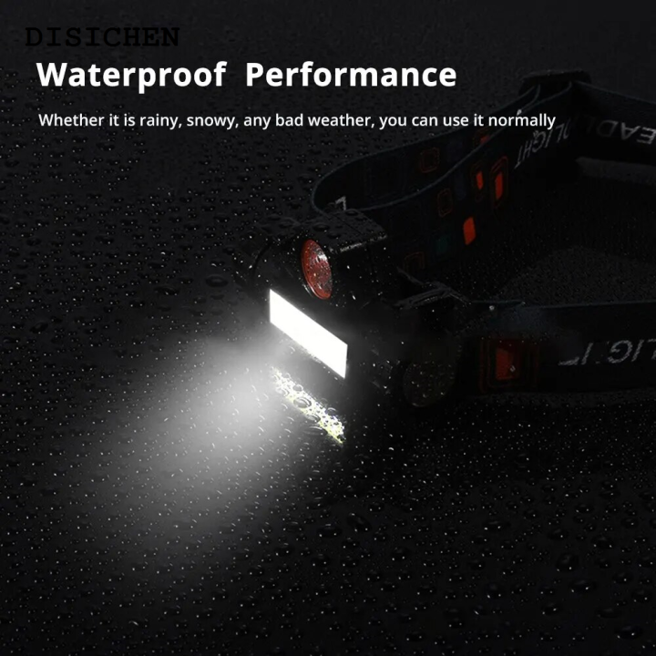 DISICHEN%20%E3%80%902025%20Version%E3%80%91%20Rechargeable%20Fishing%20LED%20Headlamp%20Camping%20Headlight%20XPE%20COB%20Work%20Light%202%20Lighting%20Modes%20With%20Tail%20Magnet%20Detachable%20-%20Image%204