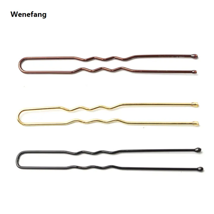 Wenefang%2050%20Pcs/Bag%205cm%20U%20Shaped%20Alloy%20Hairpins%20Waved%20Hair%20Clips%20Simple%20Original%20Metal%20Bobby%20Pins%20Barrettes%20Bridal%20Hairstyle%20Tool%20Hair%20Pins%20-%20Image%205