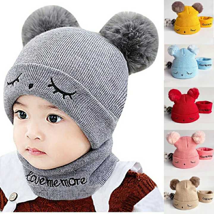 Baby hat and scarf online