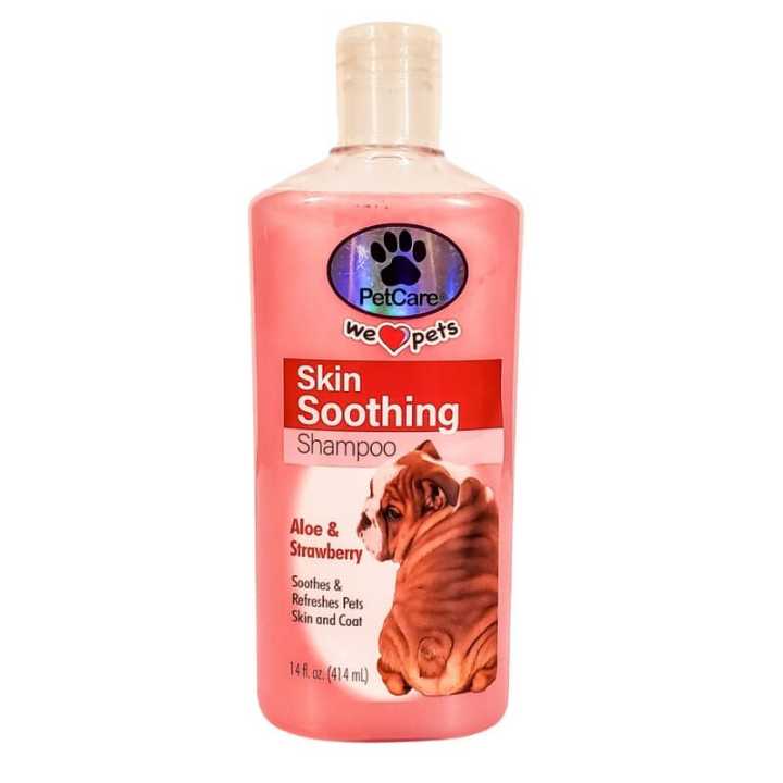 Pet Care Skin Soothing Dog Cat Shampoo Made From Strawberry Extracts 414ml