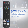 1 Piece EN2A30 Remote Control Replace EN2A30 Remote Control for TV 4K LED HD UHD Smart TV No Setup Needed. 
