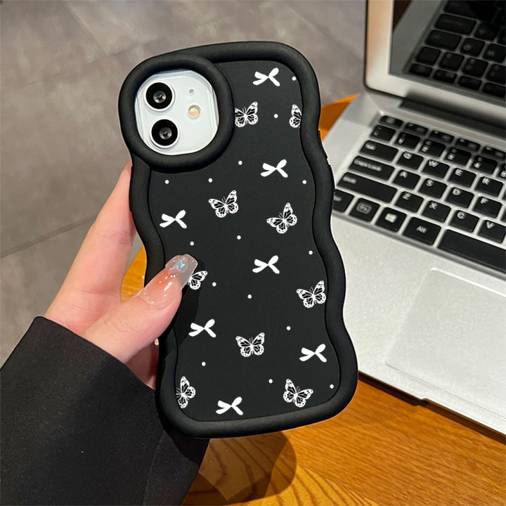 Hontinga%20for%20OPPO%20A5S%20A7%20A12%20A12S%20Back%20Cover%20Small%20Black%20Butterfly%20Pattern%20Luxury%20Soft%20Silicone%20Macaron%20Wave%20Mobile%20Case%20-%20Image%206